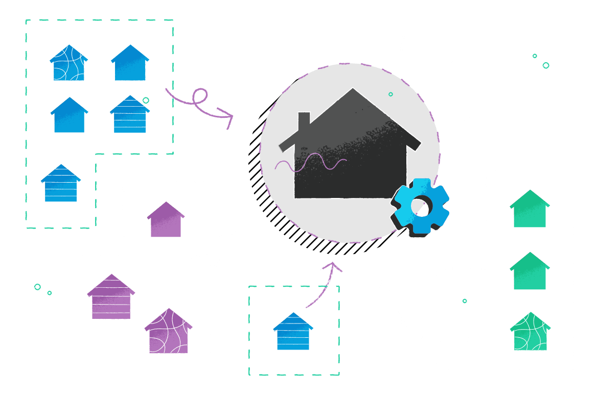 Aggregating offers from a variety of property providers and keeping them in sync within a single system