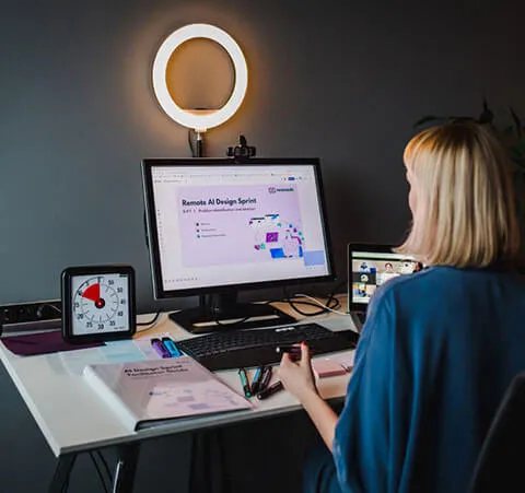 Remote AI Design Sprint facilitation